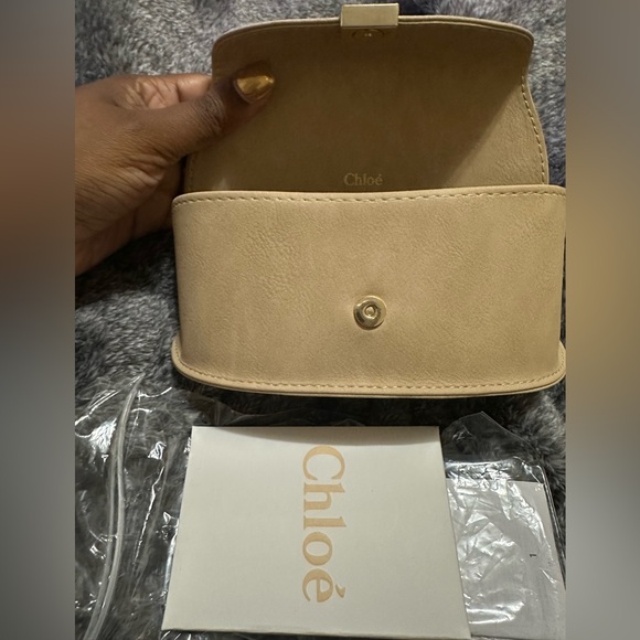 Chloe Gold and Purple Sunglasses - Picture 3 of 5